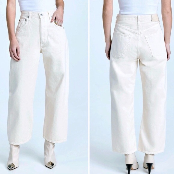 Citizens of Humanity Gaucho jeans trouser cream 32 NWT